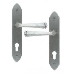 From The Anvil Pewter Patina Gothic Unsprung Espag Locking Set 92mm Centres