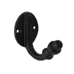 From the Anvil Black Coat Hook