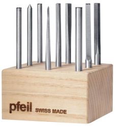 Pfeil Background Punch Set With Holder