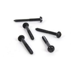 From The Anvil Black 10 x 1 1/2'' Round Head Screws (25)