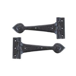 From The Anvil Black 10 1/2'' Antique T Hinge (pair)