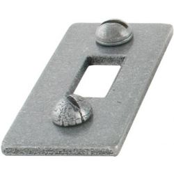 From The Anvil Pewter Patina Receiver Plate For 4" Cranked Bolt