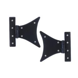From The Anvil Black 3 1/4'' Half Butterfly Hinge (pair)