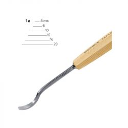 Pfeil Spoon Bent Chisels No1a