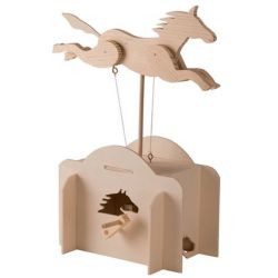 Jumping Horse Wooden Kit