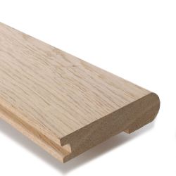 Oak stair nosing 90mm x 1m, 20mm tread thickness