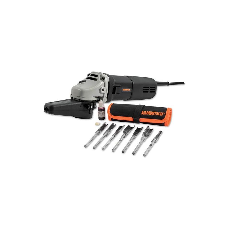 Arbortech Power Chisel Kit | Electric Chisel for Carving Wood with 7 Wood Chisels | PCH.FG.900.20