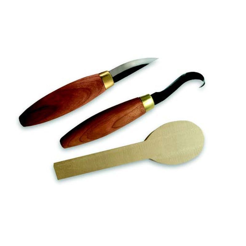 19 Pcs Wood Carving Tools Kit Knifies Set Spoon Carving Blanks