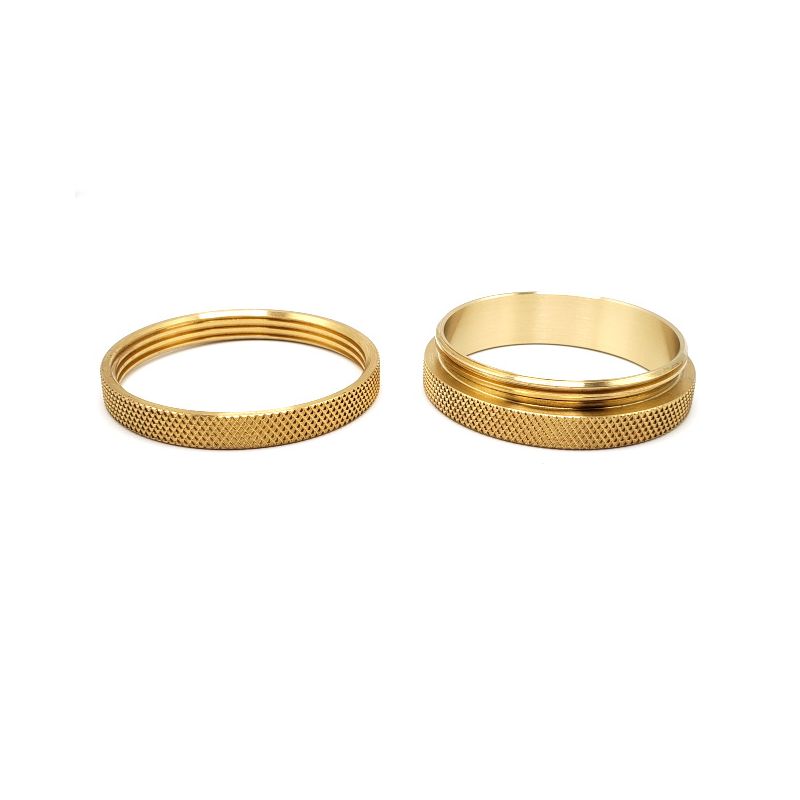 3" Brass Threaded Ring Set For Vessels