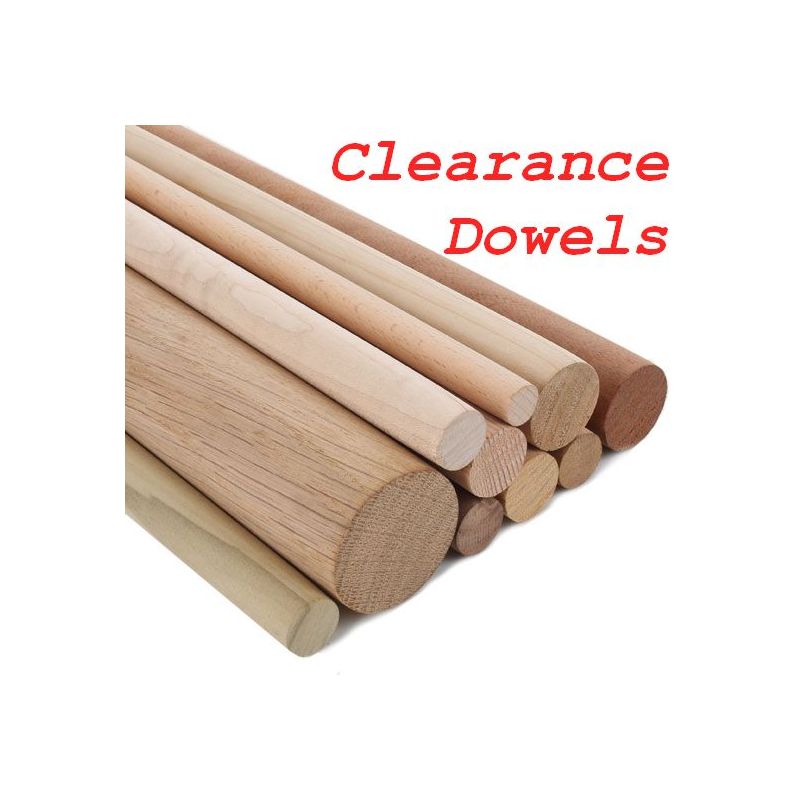 Redwood pine dowel 45mm x 1000mm