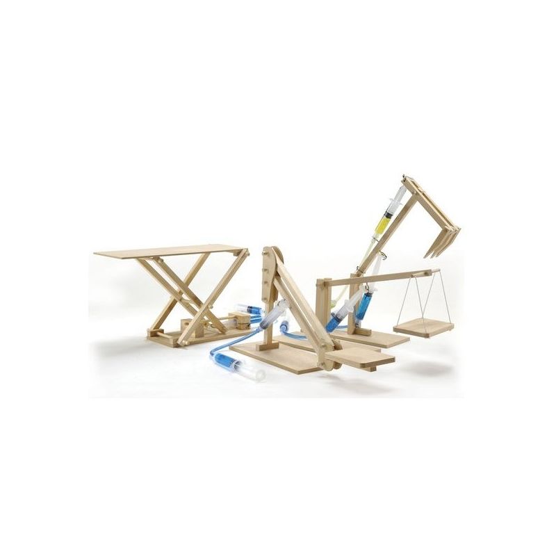 4 In 1 Hydraulic Machine Wooden Kit
