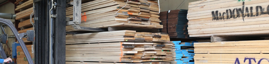 Rough Sawn timber in our warehouse