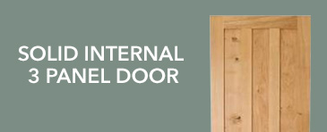 Solid Internal 3 Panel Door